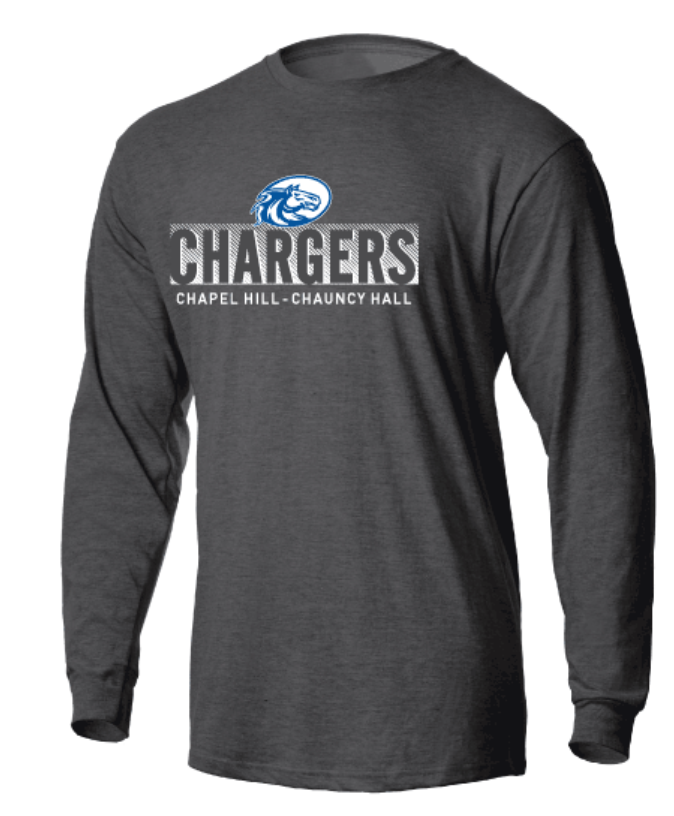 Chargers Tee - Charcoal